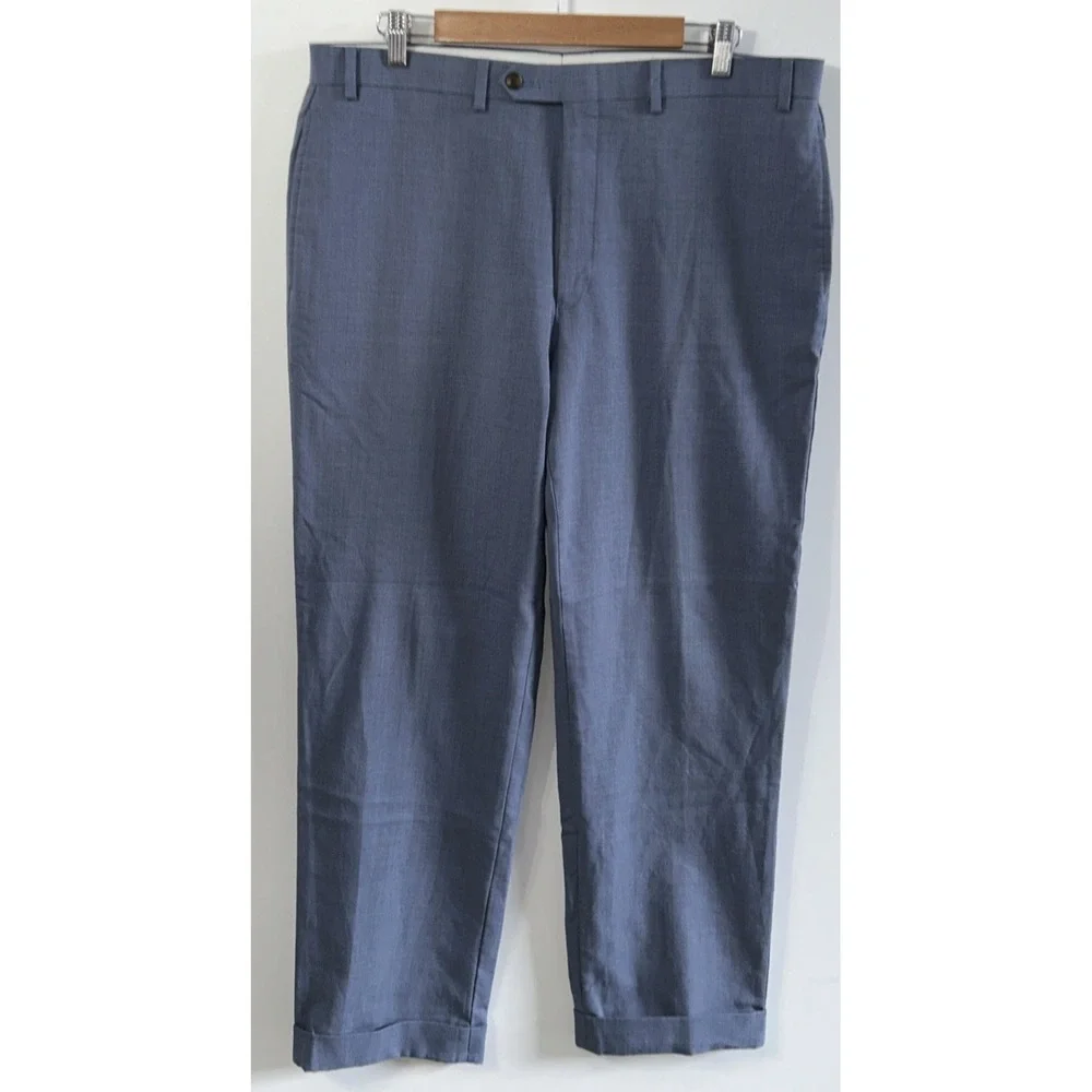 Mens Lauren Ralph Lauren Total Comfort Dress Pants 100% Wool Sz 36 36x30